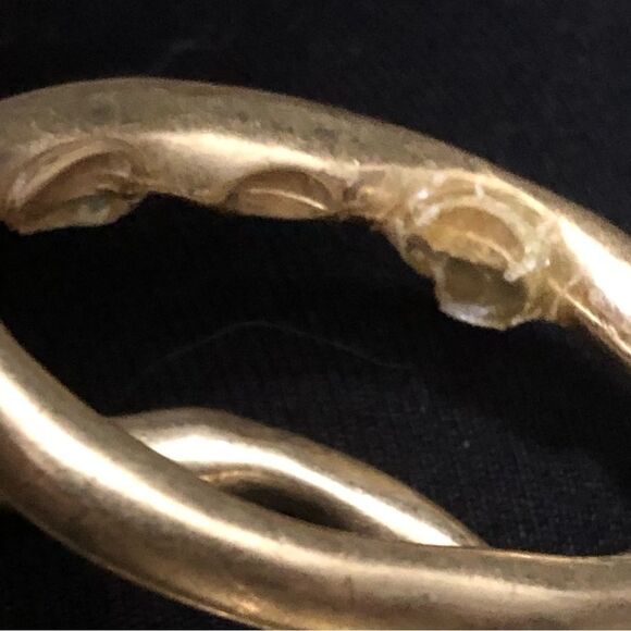 HUGE Chico’s Metal Stone Statement Necklace - Picture 8 of 8